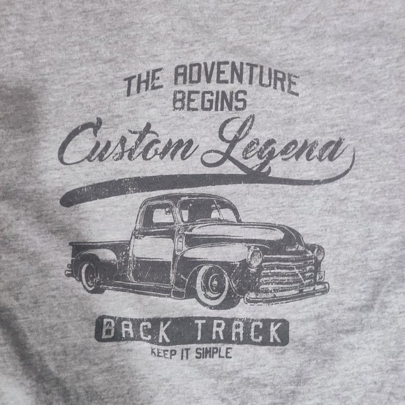 Soul of London grey graphic design short sleeve T-shirt men's size XL - Picture 6 of 6